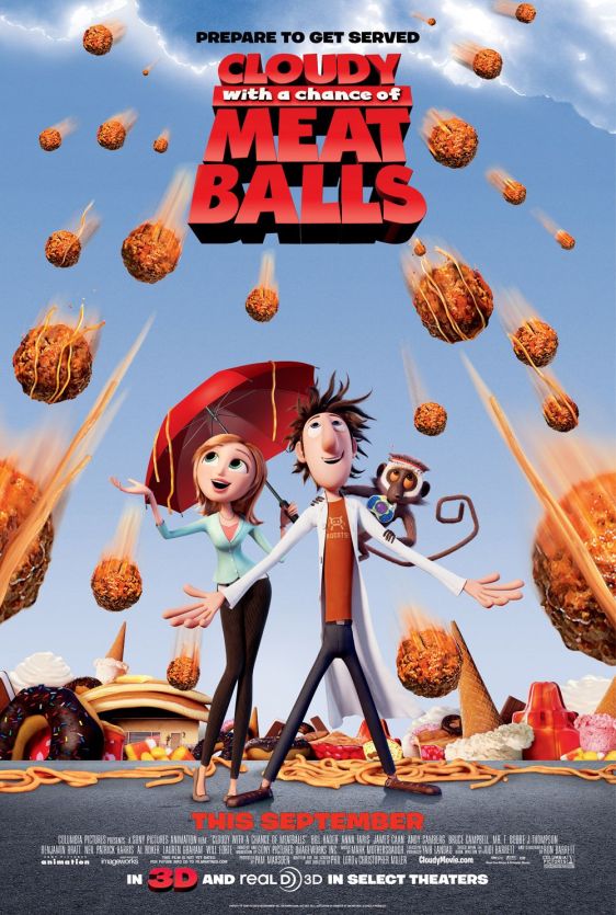 Poster for "Cloudy With a Chance of Meatballs".
