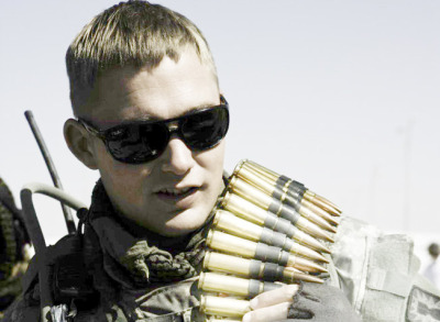 Brian Geraghty in "The Hurt Locker"