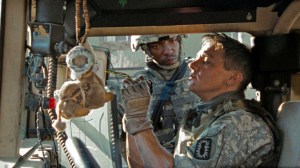 Jeremy Renner and Anthony Mackie in "The Hurt Locker"