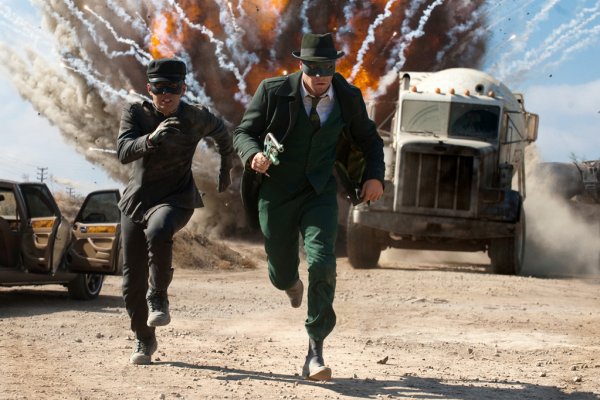 Still from "The Green Hornet"