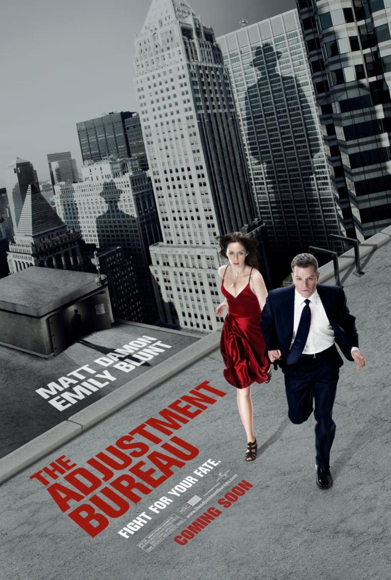 Poster for "The Adjustment Bureau"