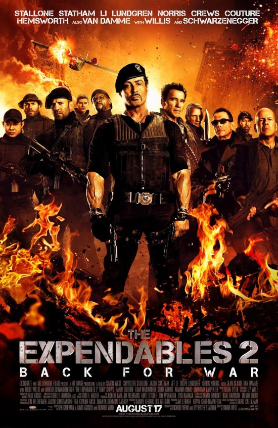 Poster for "The Expendables 2"