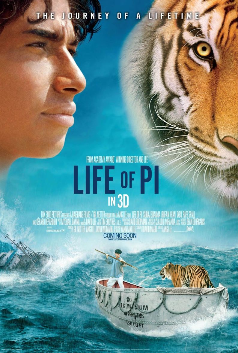 Poster for "Life of Pi"