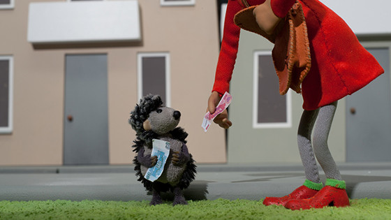 Still from "Hedgehogs and the City"
