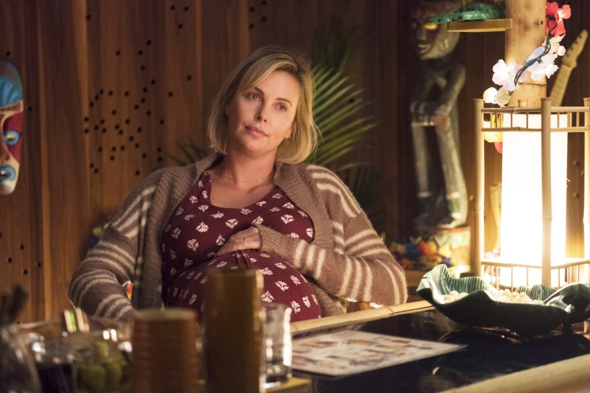 Still from "Tully" featuring Charlize Theron
