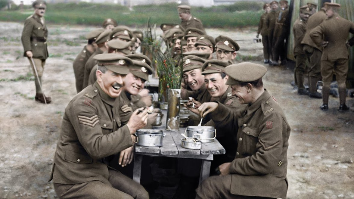 Still from "They Shall Not Grow Old"