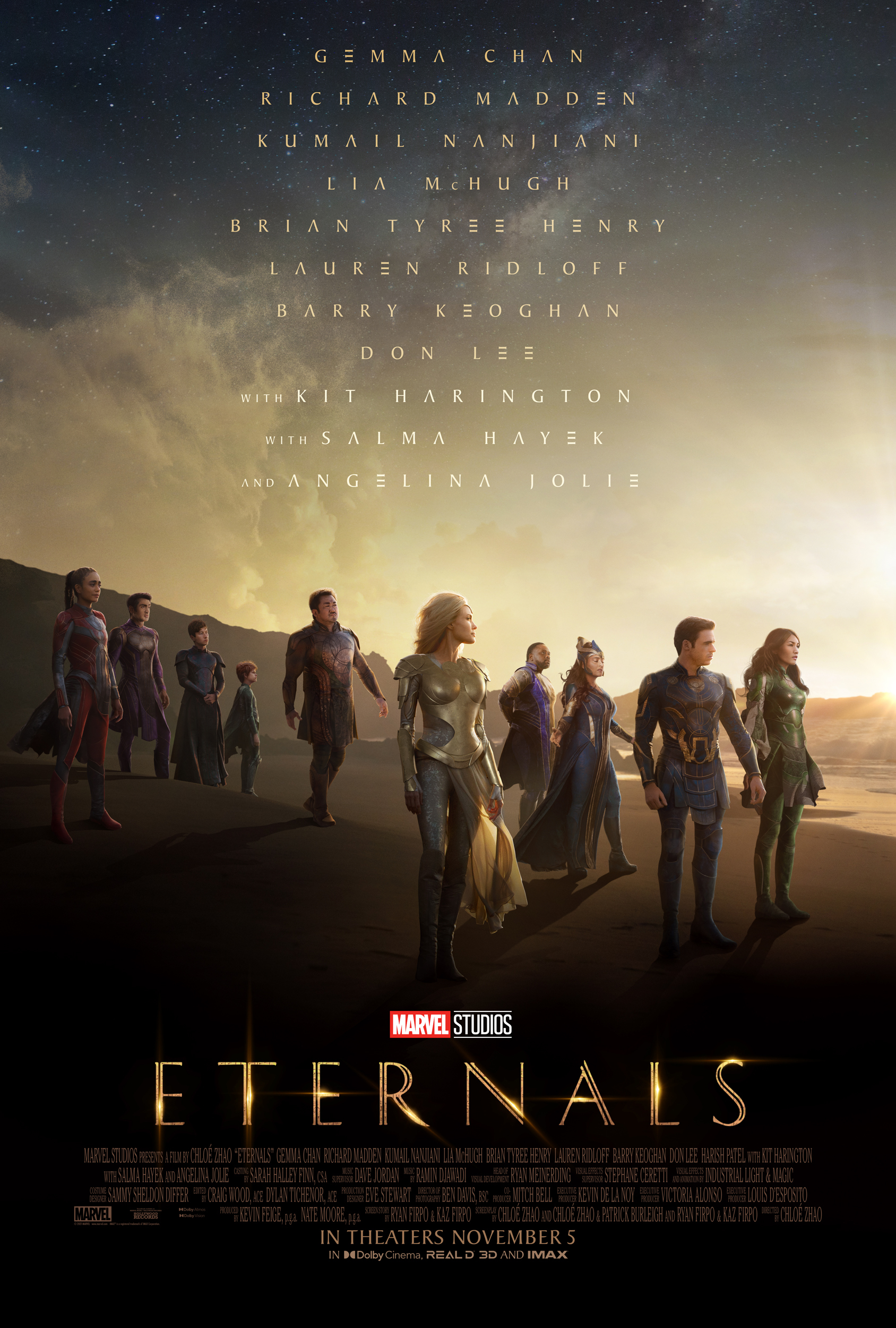 Poster for Marvel Studios' "Eternals"